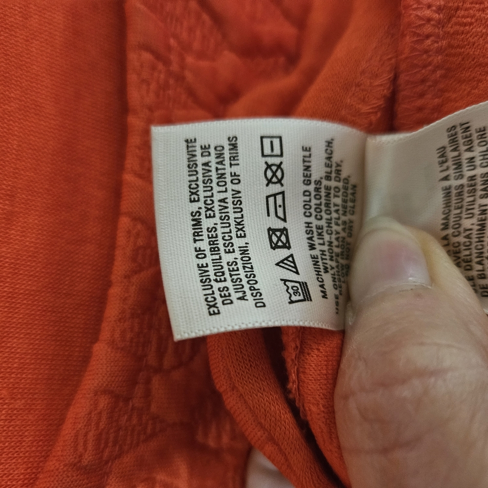 Anthropologie By Maeve Fit and Flare Orange Dress Women's Small - Picture 9 of 10